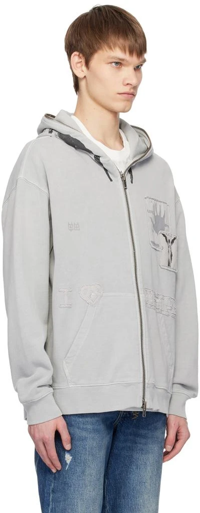 Ksubi Gray Trippie Redd Edition Love Hoodie 2