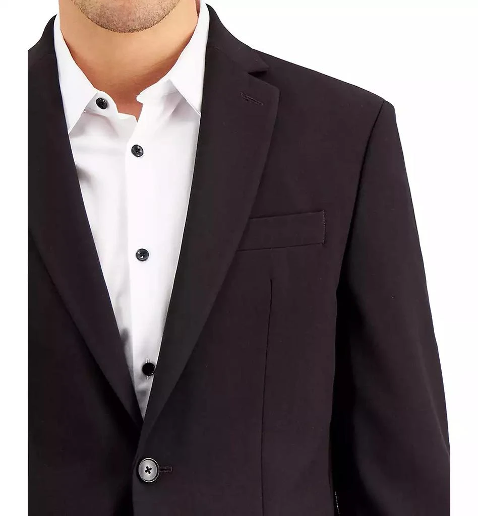 INC International Men's Slim-Fit Burgundy Solid Suit Jacket, Created for Macy's 4