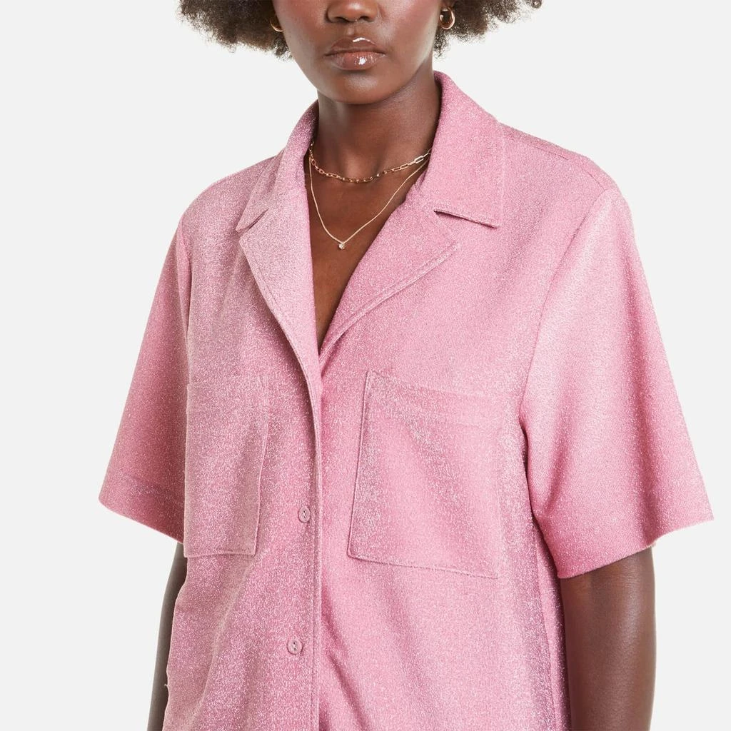 The Hut Never Fully Dressed Women's Pink Lurex Lulu Blouse - Pink 3