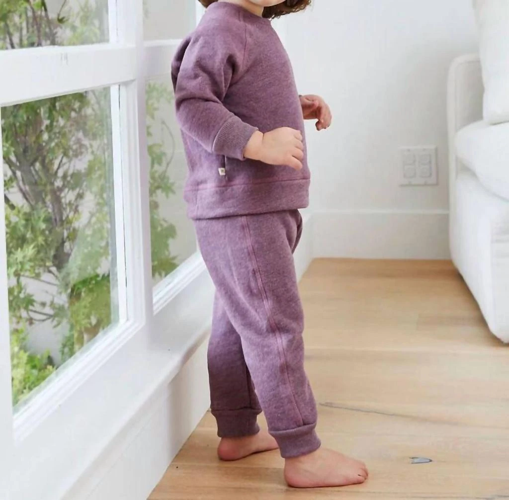 PAIGELAUREN Paigelauren - Kids Sherpa Sweatshirt Set Sweatpants 2