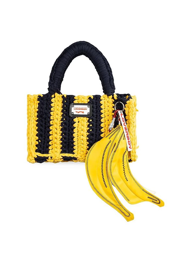 Charles Jeffrey Loverboy Bucket Bag With Banana Peel Keyring