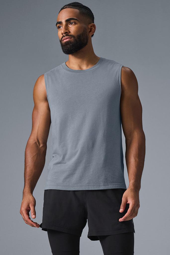 Alo The Triumph Muscle Tank - Steel Grey