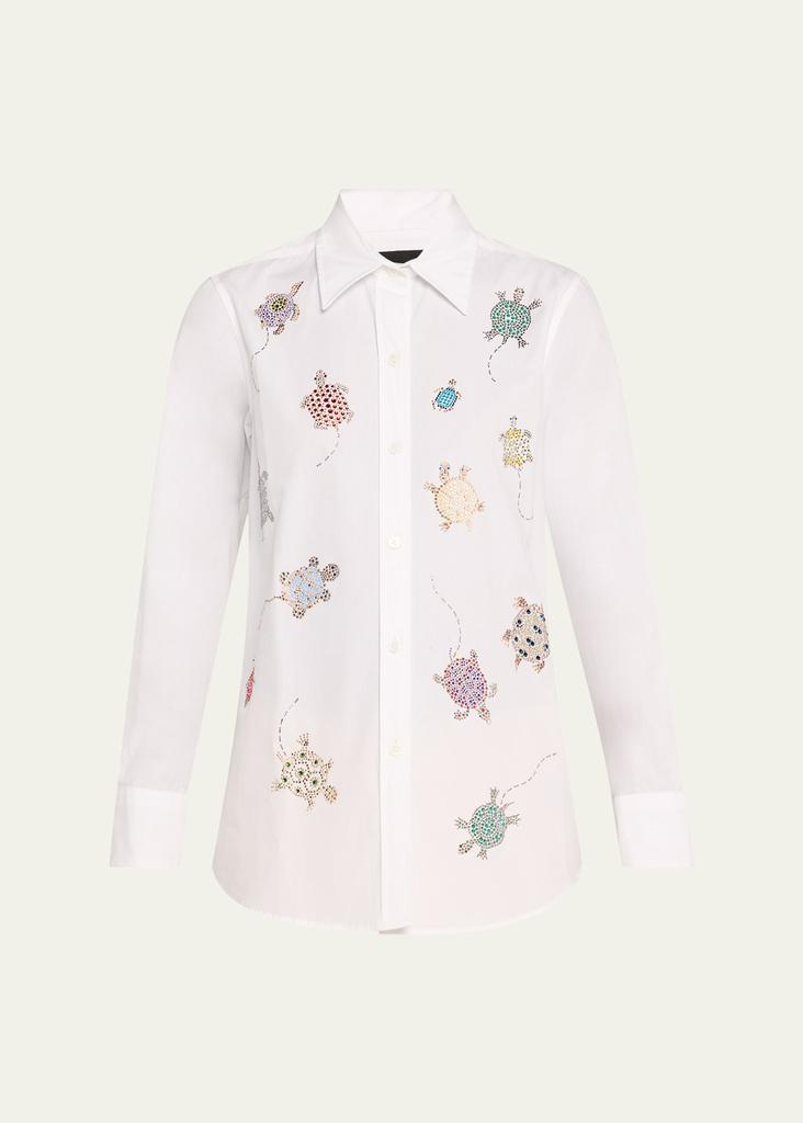 Libertine Turtle Time Embellished New Classic Shirt