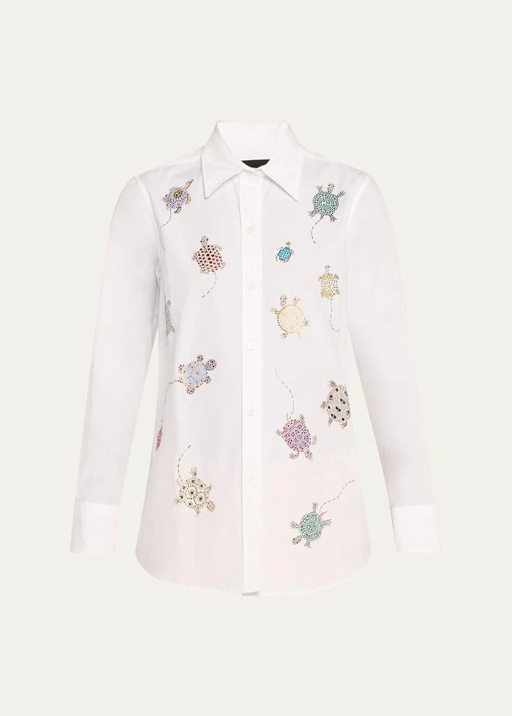 Libertine Turtle Time Embellished New Classic Shirt 1