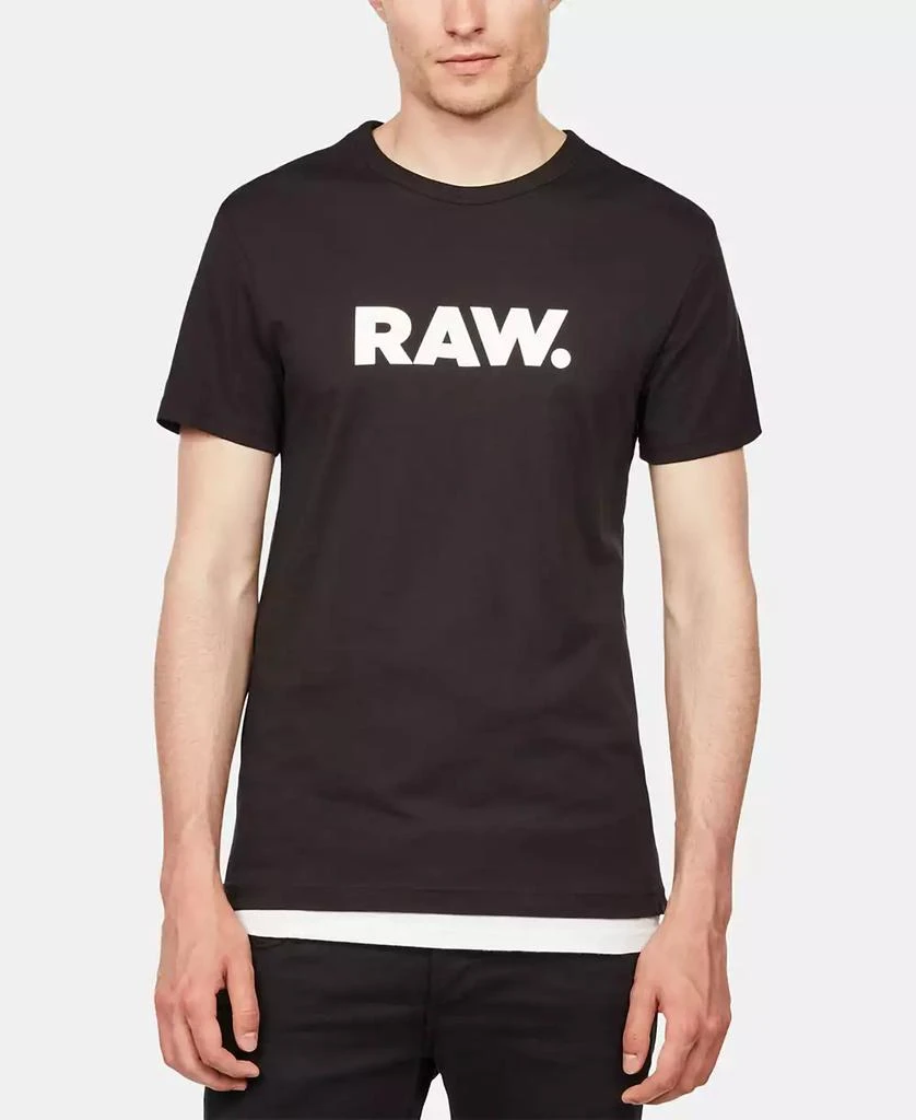 G-Star Men's Holorn RAW Graphic Logo Crewneck T-Shirt 1