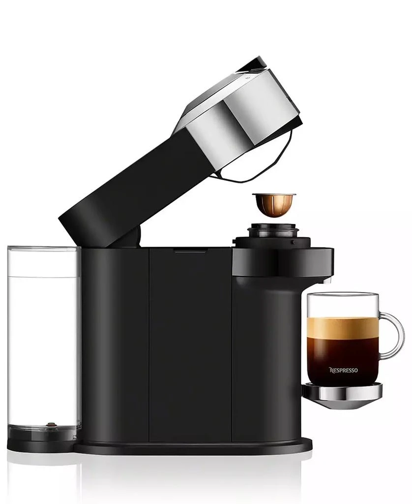 Nespresso Vertuo Next Deluxe Coffee and Espresso Machine by De
Longhi, Chrome with Aeroccino Milk Frother 2