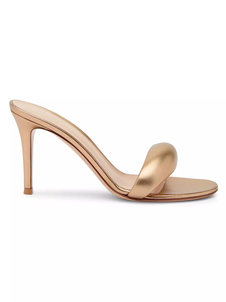 Gianvito Rossi Bijoux 85MM Leather Mules 1