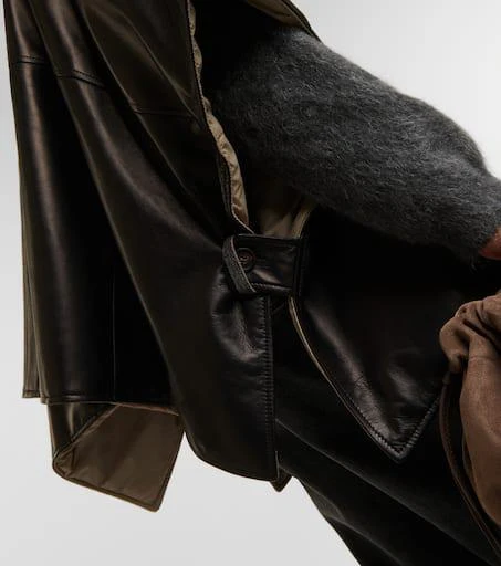 Brunello Cucinelli Leather overshirt  6