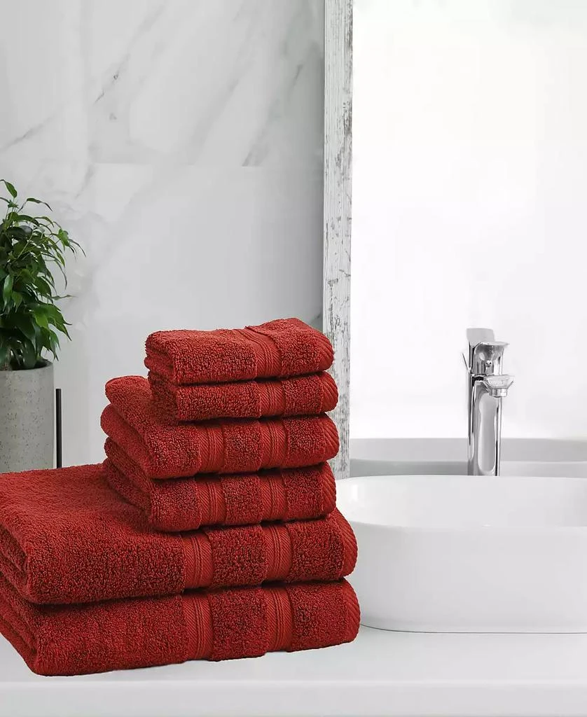 Superior Smart Dry Zero Twist Cotton 4-Piece Bath Towel Set 5