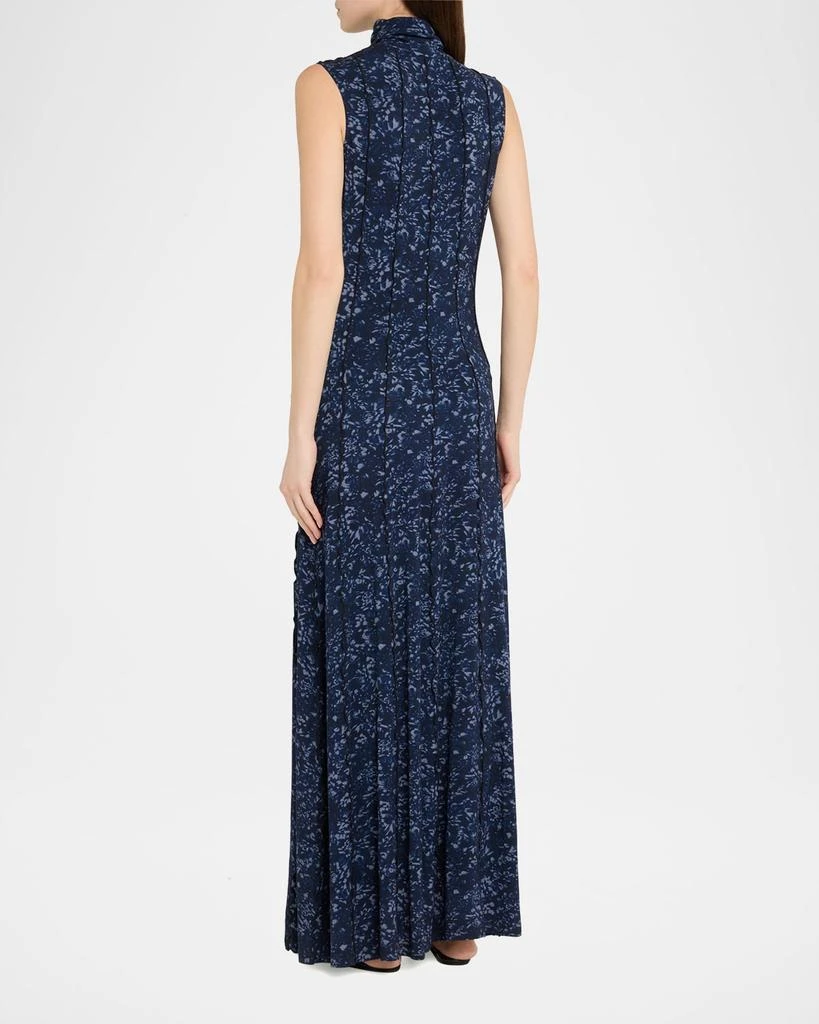 Proenza Schouler Valentina Printed Jersey Turtleneck Maxi Dress 3