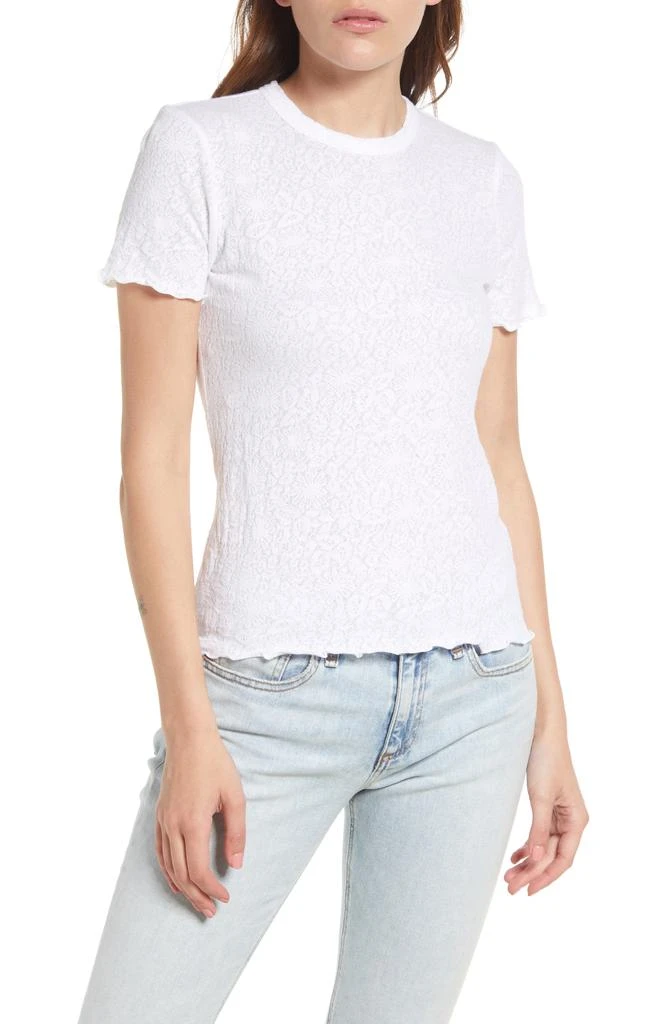 Rag & Bone Gemma Floral Jacquard T-Shirt 1