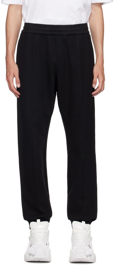 Versace Black V-Emblem Sweatpants - Joggers - BeyondStyle