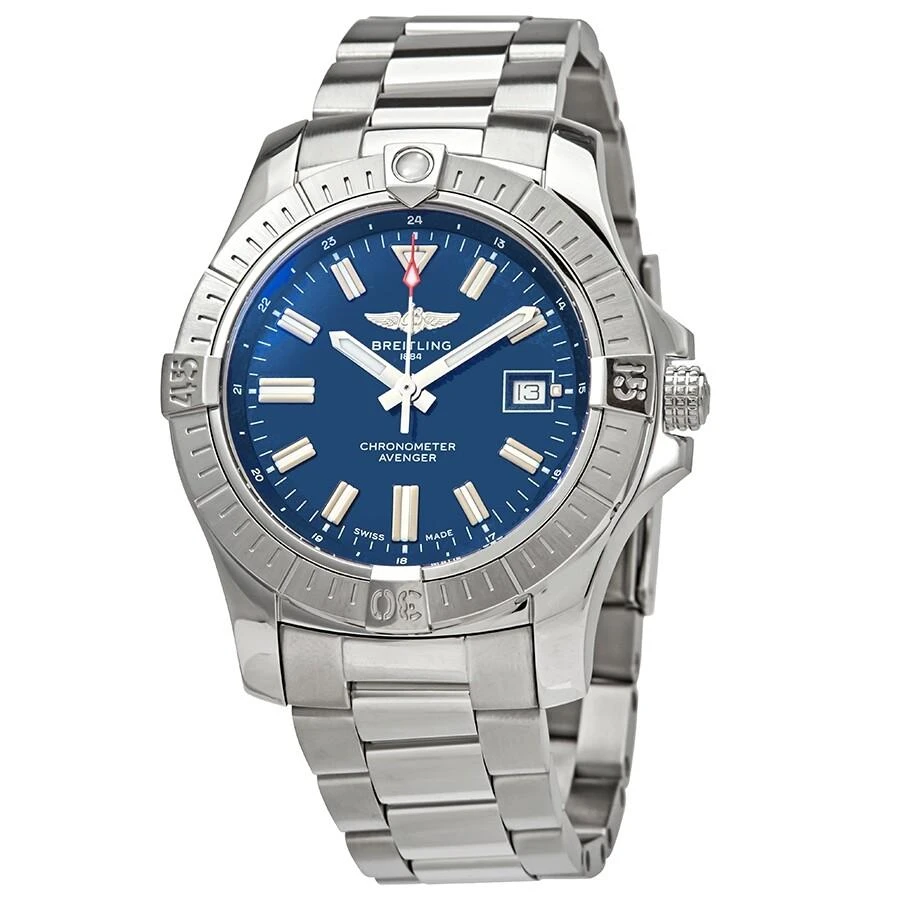 BREITLING Avenger 43 Automatic Blue Dial Men
s Watch A17318101C1A1 1
