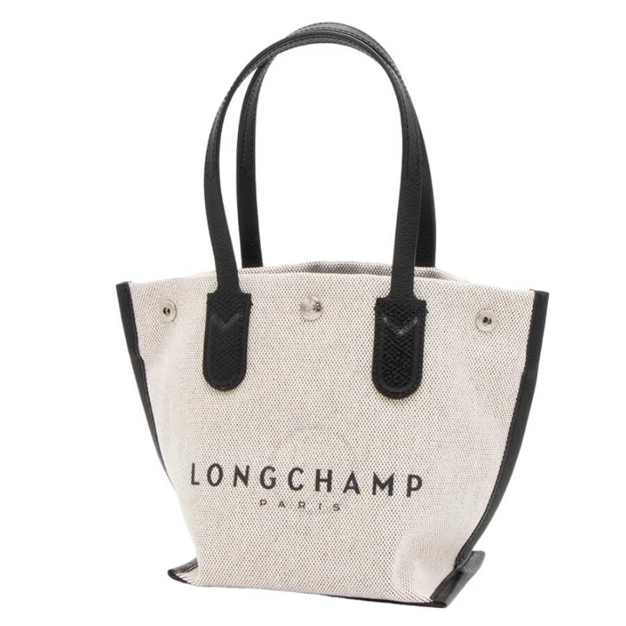 Longchamp Essential XS Canvas Tote Bag In Ecru 1