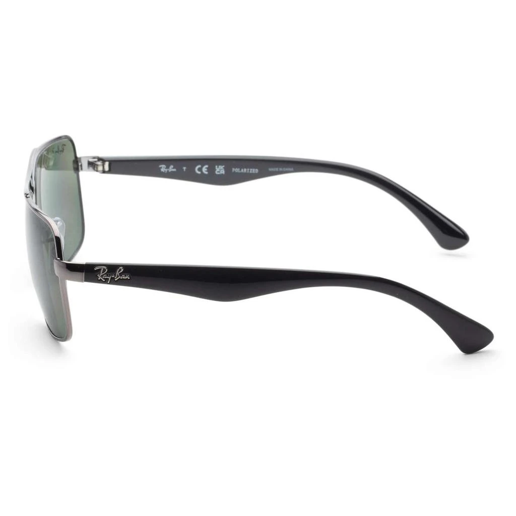 Ray-Ban Ray-Ban Unisex Silver Square Polarized Sunglasses 2