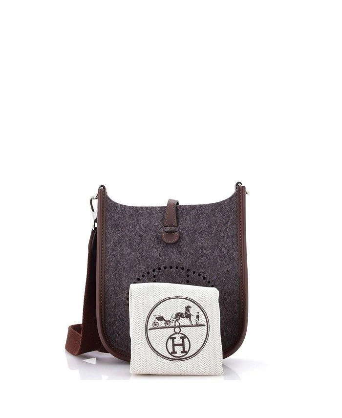 Pre-Owned HERMÈS Pre-Owned Hermes TPM Evelyne Bag Gen III Felt 7