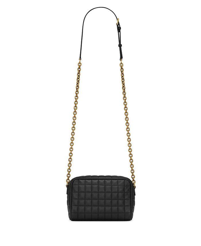 Saint Laurent Cassandre Matelasse Carre Mini Camera Bag in Lambskin