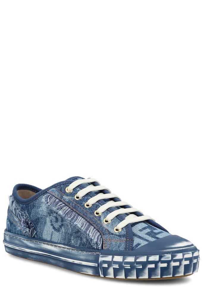 Fendi Domino Denim Low-Top Sneakers – On Sale Now with Up to Fendi Domino Denim Low-Top Sneakers – On Sale Now with Up to