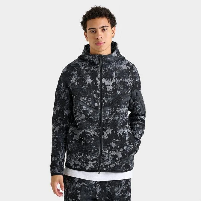 NIKE Men's Nike Tech Fleece Camo Windrunner Full-Zip Hoodie 1