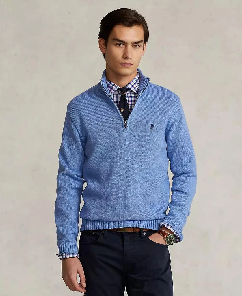 Ralph Lauren Cotton Quarter-zip Sweater 8