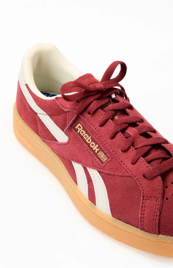 Reebok Burgundy Club C Grounds UK Sneakers 6