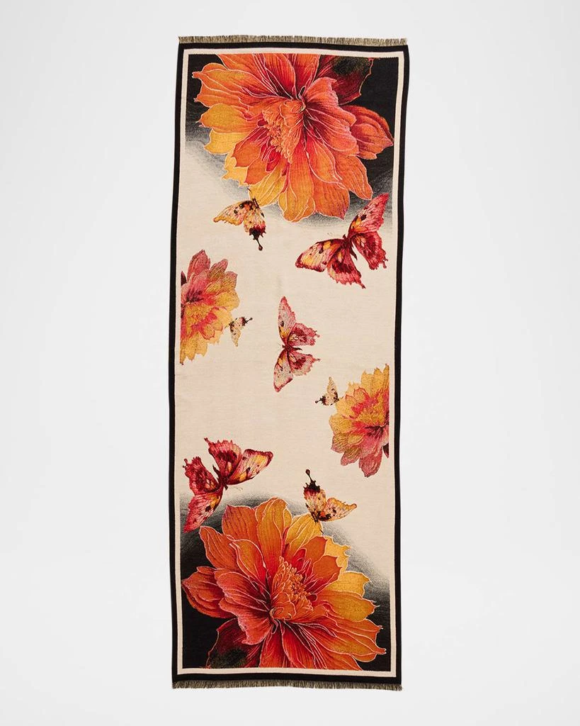 La Fiorentina Oversized Floral-Print Wrap 5