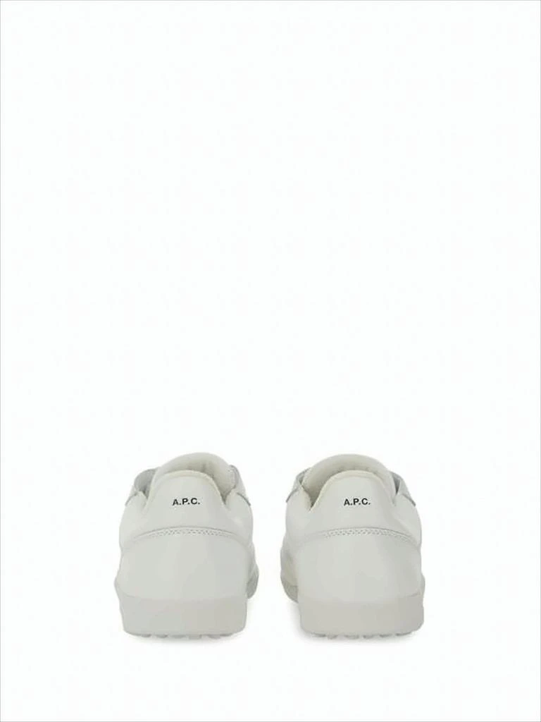 A.P.C. White Sneakers with Textured Rubber Sole 3