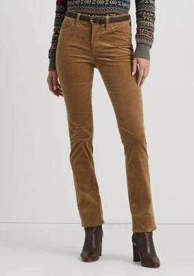 Ralph Lauren Ralph Lauren Stretch Corduroy Mid Rise Straight Pants 1