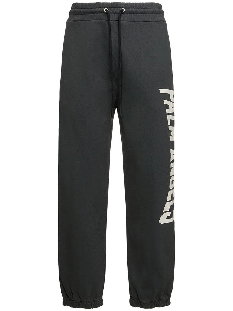 Palm Angels Pa City Cotton Washed Sweatpants 1