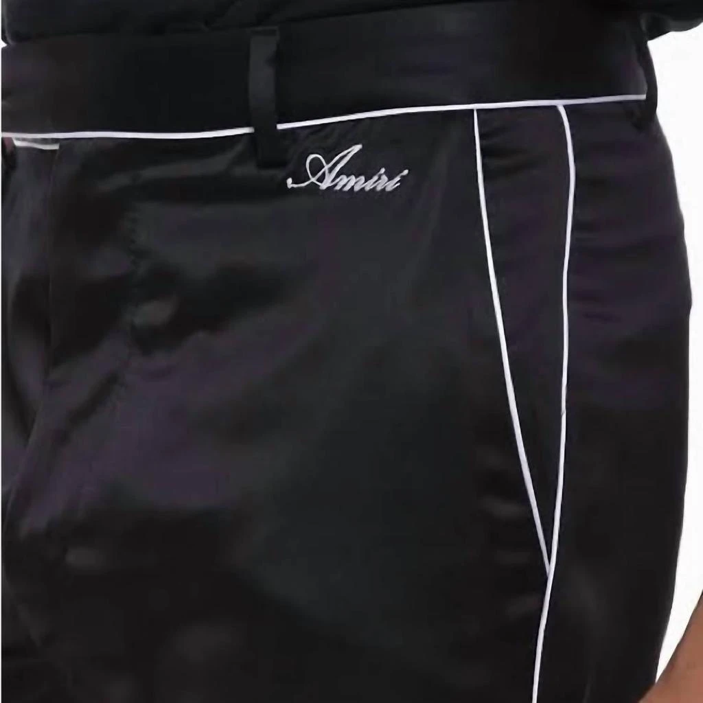 AMIRI Women
s Pj Straight Leg Tailored Pants In Black 3