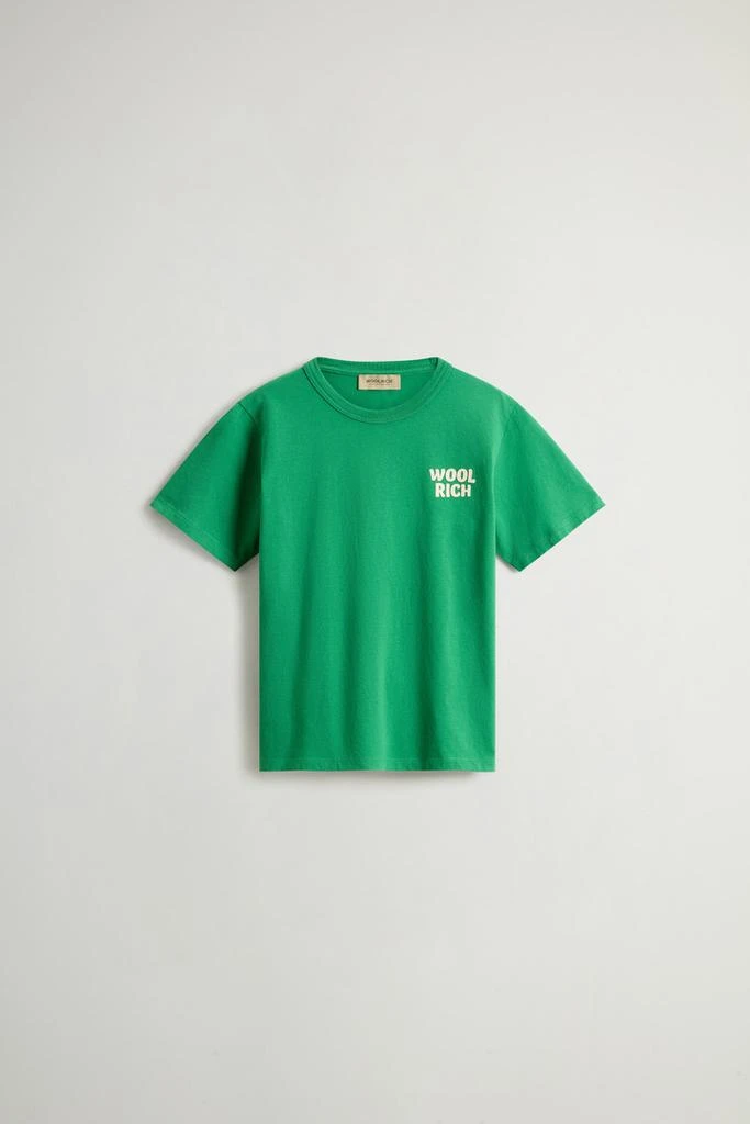 Woolrich Boys’ Pure Cotton T-Shirt - Boys - Green 1