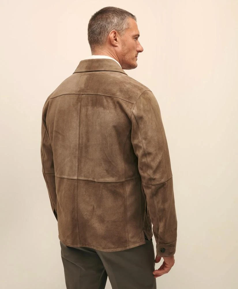 Brooks Brothers Suede Shirt Jacket 3