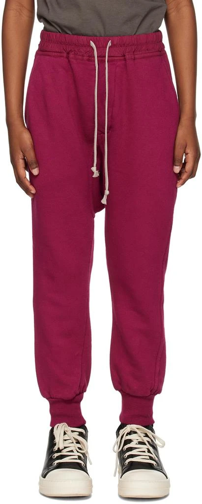 Rick Owens Kids Pink Drawstring Lounge Pants