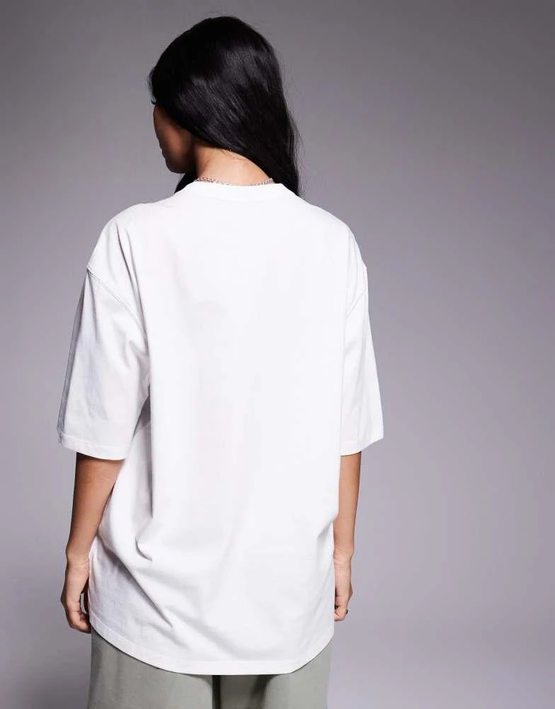 Adidas adidas Originals Trefoil Essentials t-shirt in white 4