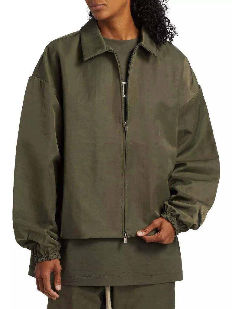 Essentials Textured Nylon Trucker Jacket 7