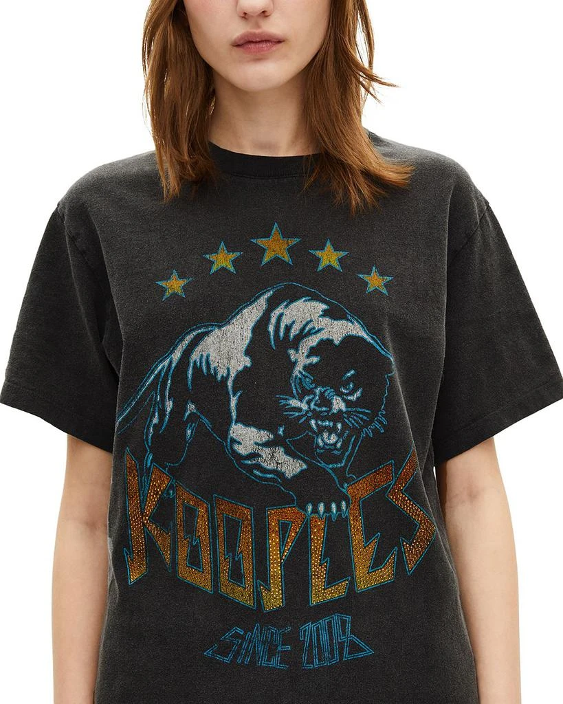 The Kooples Rhinestone Graphic Tee 4