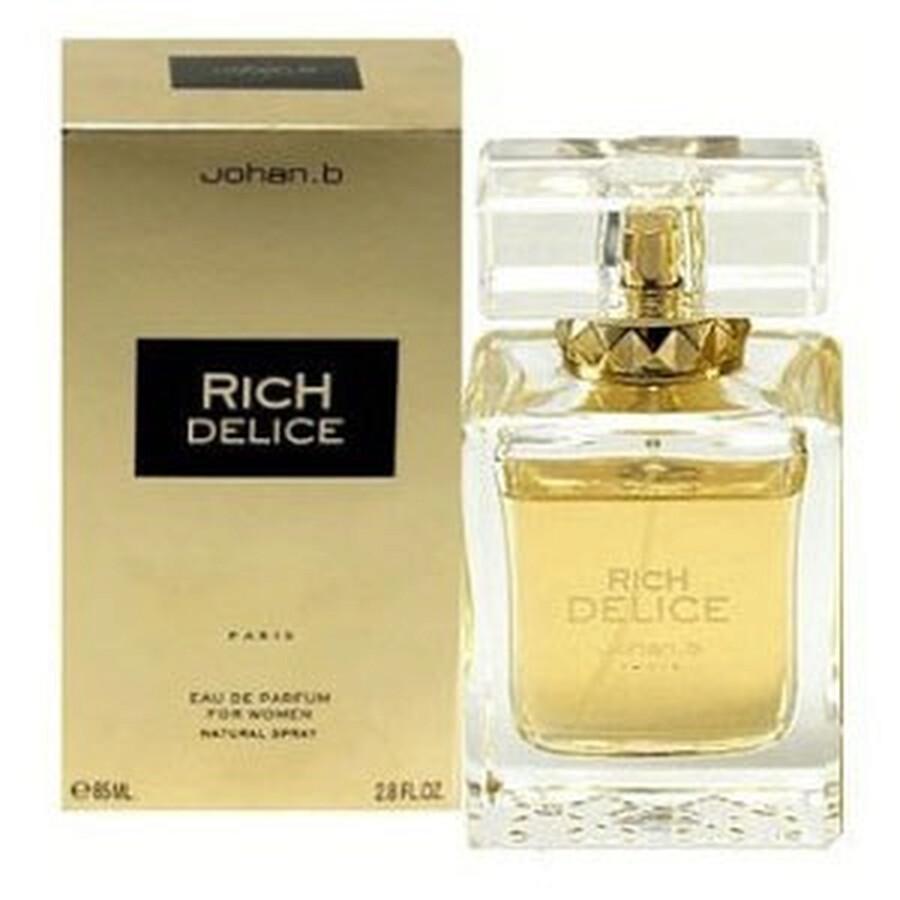 Johan B Ladies Rich Delice EDP Spray 2.8 oz Fragrances 3700134406408
