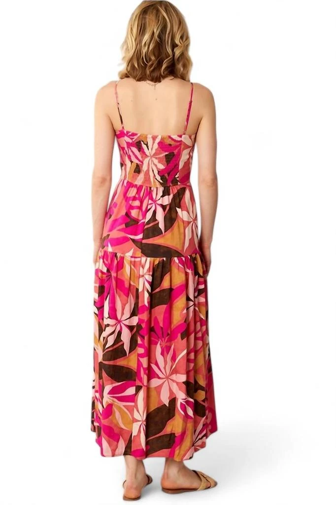En Creme En Creme - Printed Sleeveless Midi Dress 3