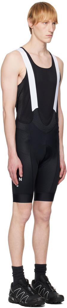 Pas Normal Studios Black & White 'Mechanism' Bib Shorts