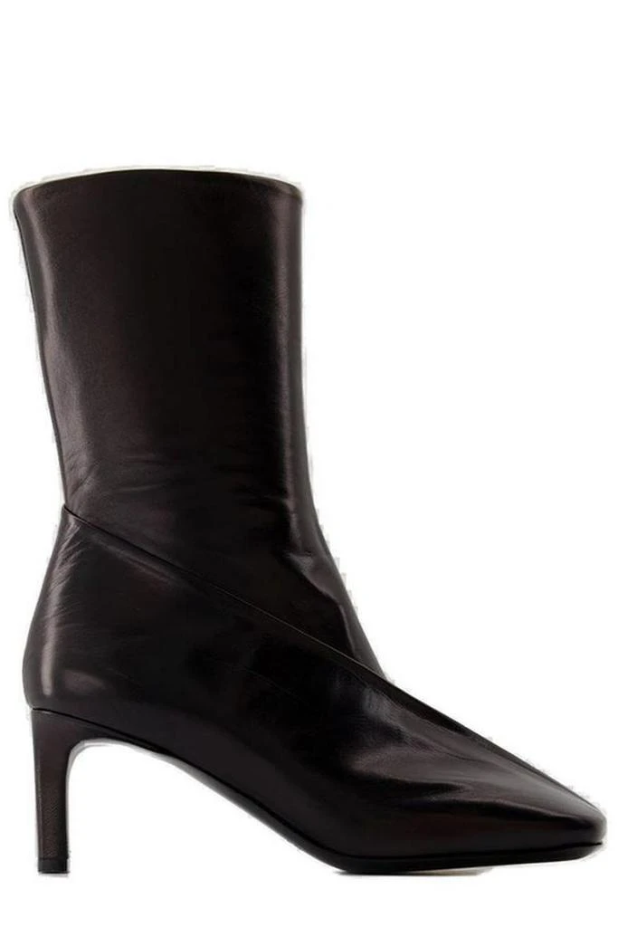 Jil Sander Jil Sander Square Toe Panelled Ankle Boots 1