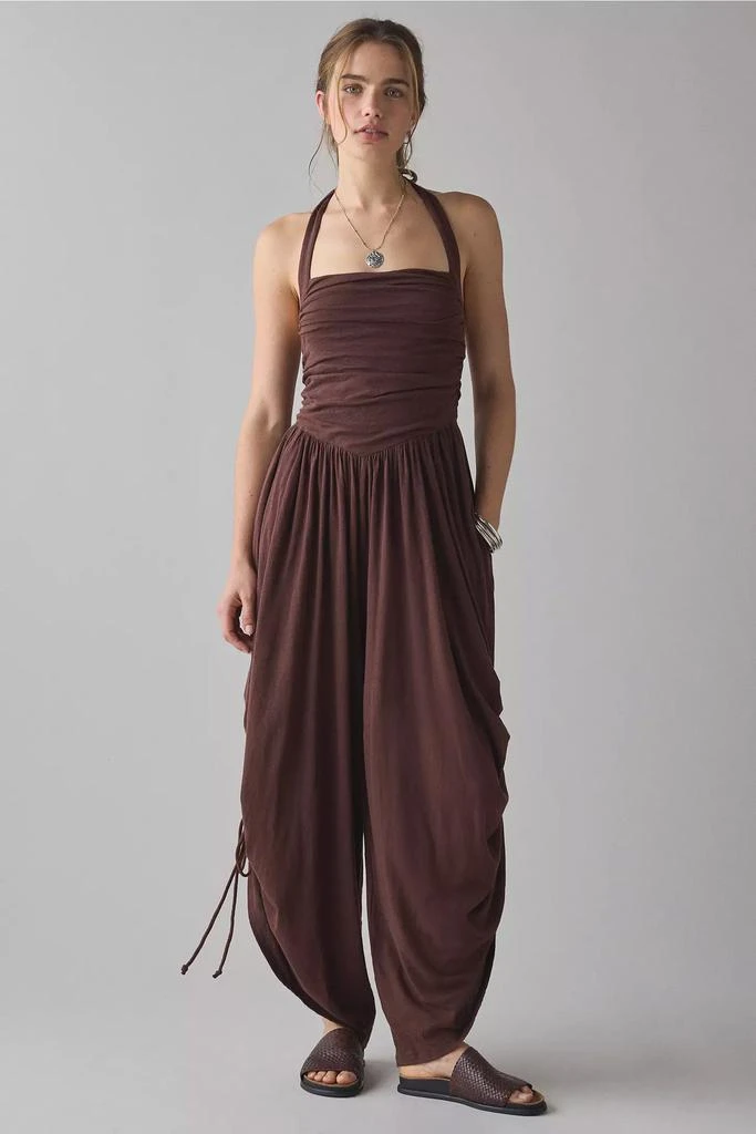 Out From Under Out From Under Sunkissed Ruched Barrel Leg Jumpsuit 1
