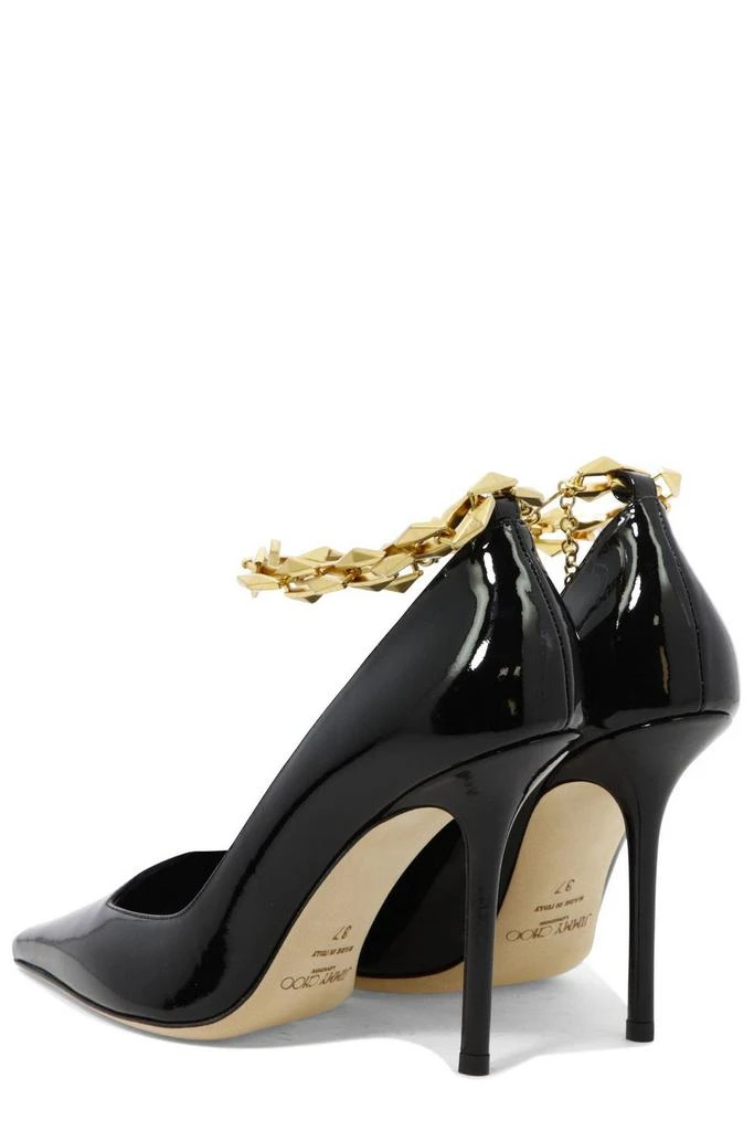 Jimmy Choo Jimmy Choo Diamond Talura 100 Chain Linked Pumps 4