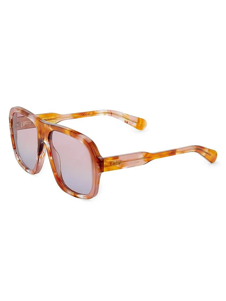 Chloé Gayia Reace 58MM Pilot Sunglasses - Accessories - Free  display picture 1