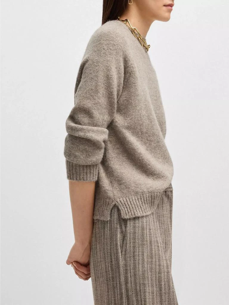 Hugo Boss Crew-Neck Sweater in Stretch Fabric 5