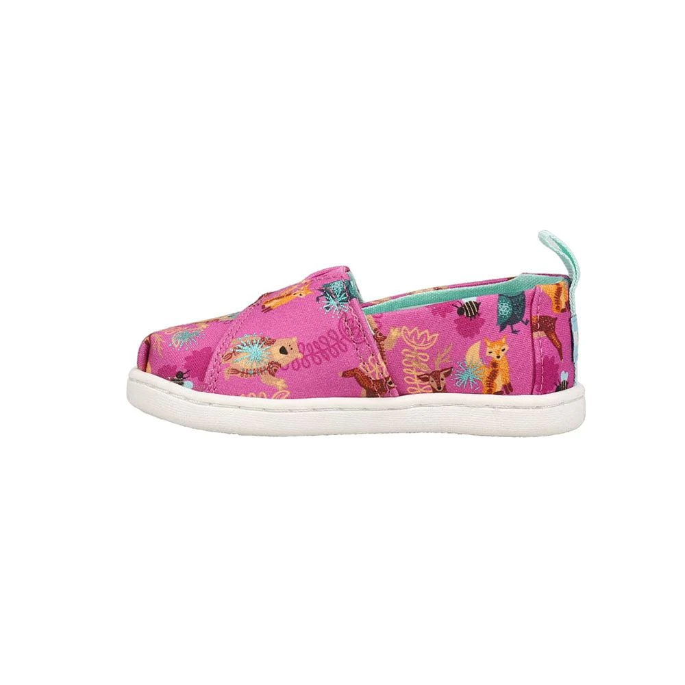 TOMS Alpargata Graphic Slip On Flats (Infant-Little Kid) 3