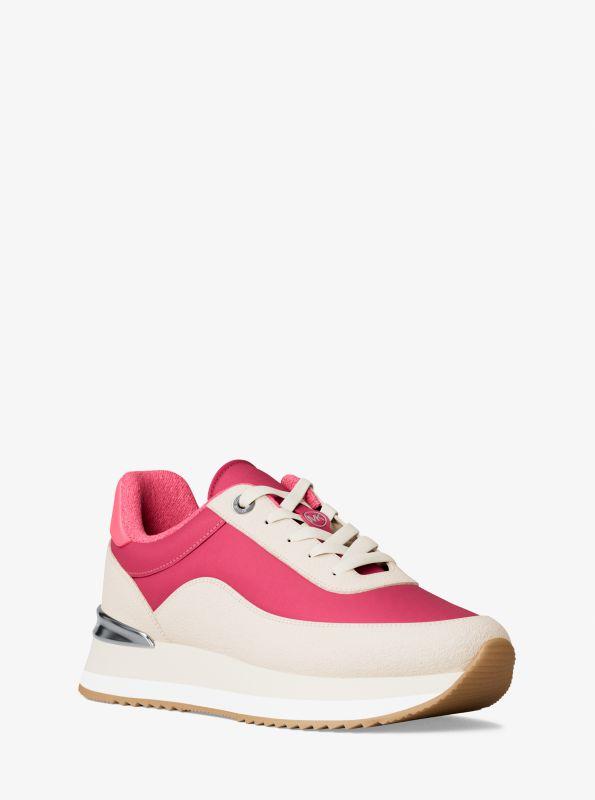 Michael Kors Hattie Mixed-Media Trainer