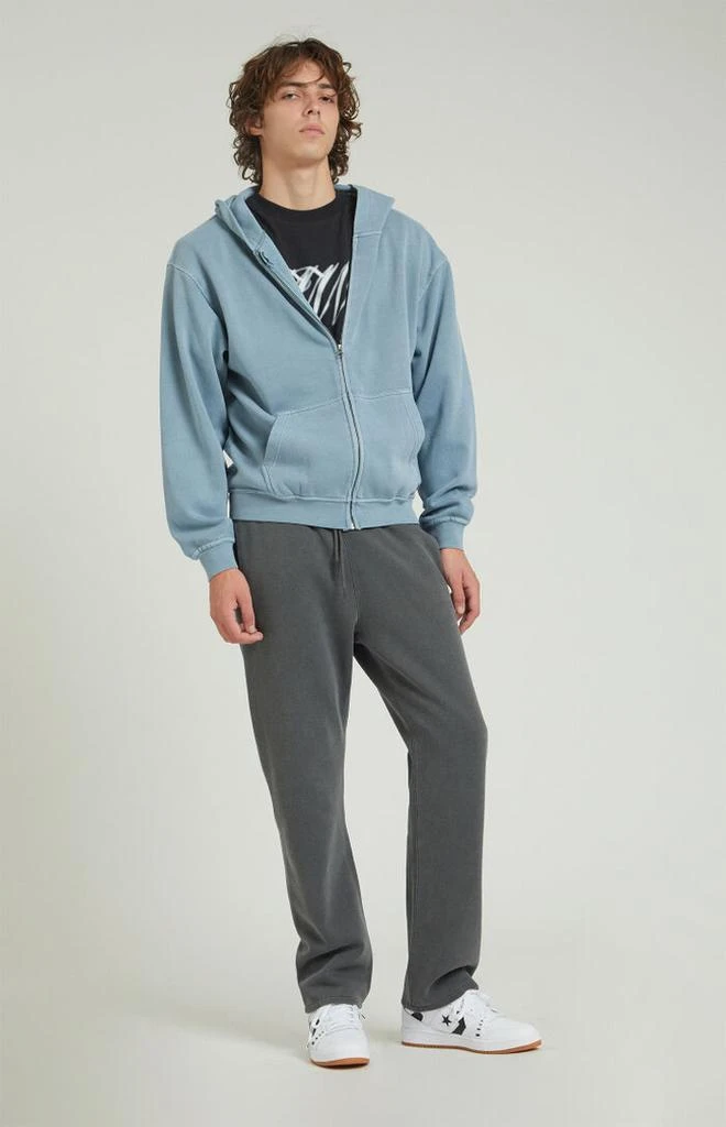 PacSun Washed Black Straight Leg Sweatpants 4