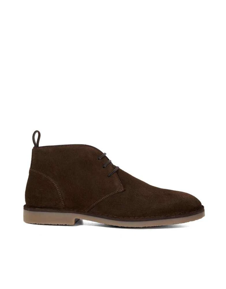 Dune London Tan Suede Chukka Boots Creed Tan, Casual Chukka Boots | Dune London main image 4