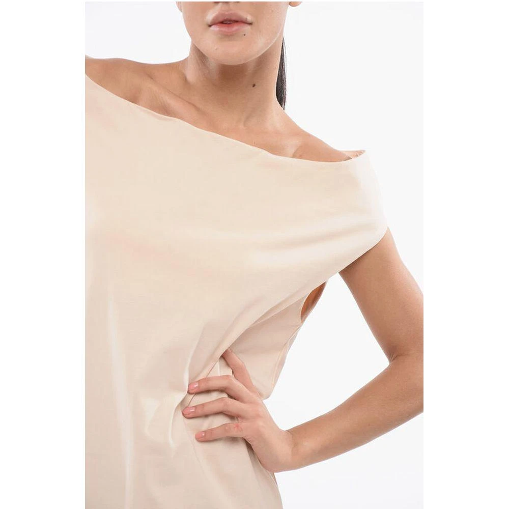 Loulou Studio Loulou Studio Boat Neckline Lightweight Cotton MARTIAL Dress 3