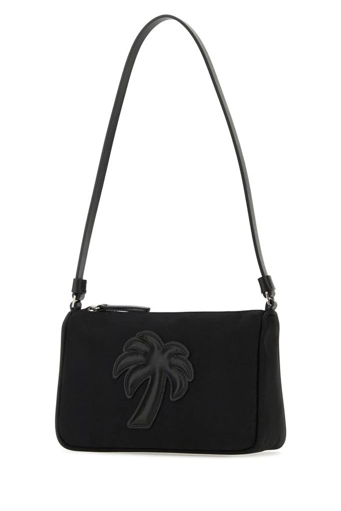 Palm Angels Black nylon shoulder bag 1